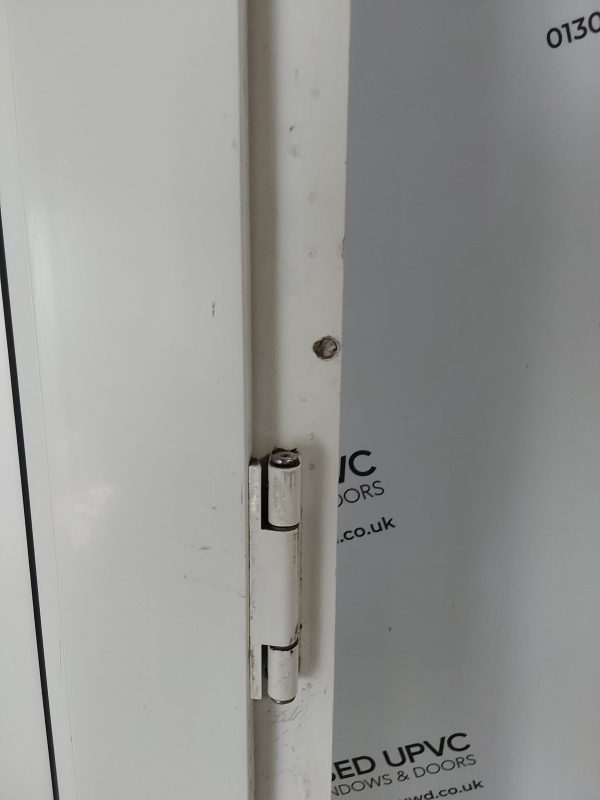 Used White Upvc Front Door And Toplight 920mm x 2425mm 0555 - Image 7