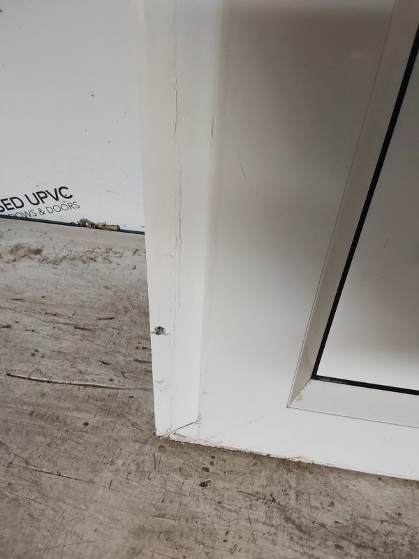Used White Upvc Front Door And Toplight 920mm x 2425mm 0555 - Image 9