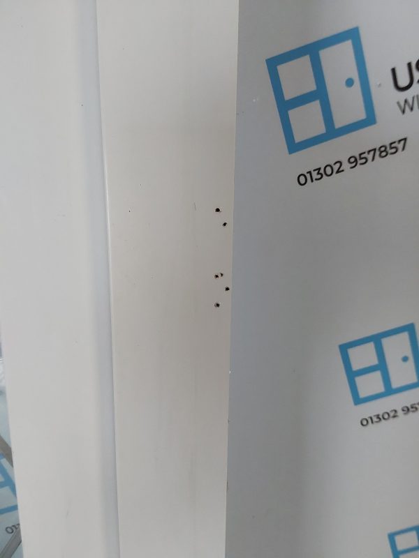 Used White Upvc Front Door And Toplight 910mm x 2435mm 0562 - Image 5