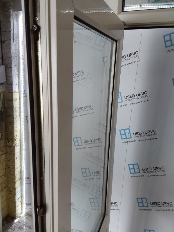 Used White Upvc Front Door And Toplight 845mm x 2570mm 0831 - Image 6