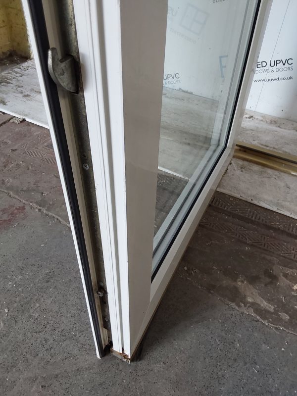 Used White Upvc Front Door And Toplight 845mm x 2570mm 0831 - Image 8