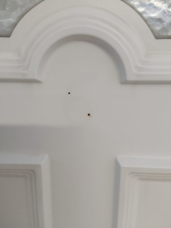 Used White Upvc Front Door 880mm x 2100mm C8D04 - Image 4