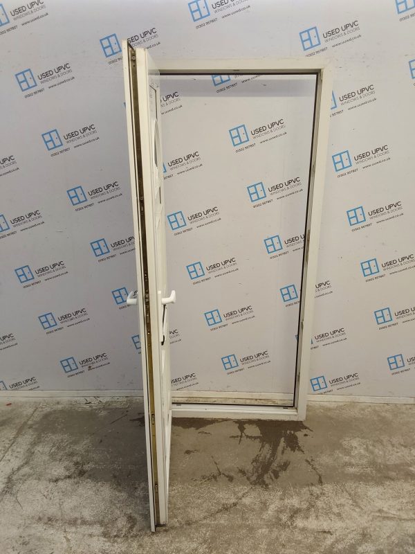 Used White Upvc Front Door 900mm x 2010mm C7D029 - Image 3