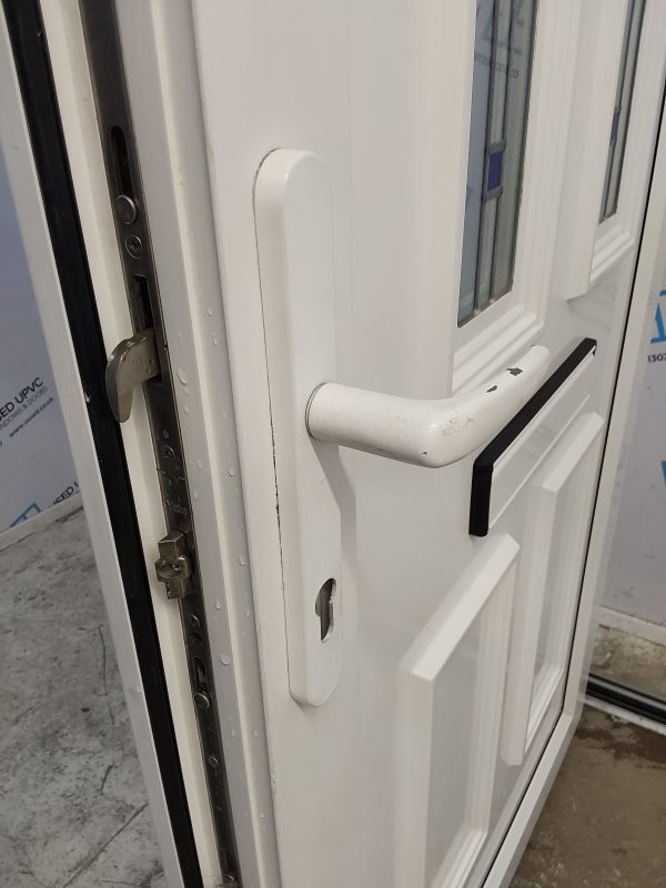 Used White Upvc Front Door 1000mm x 2060mm C7D030 - Image 5