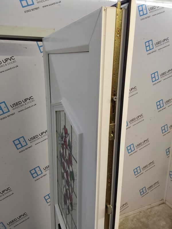 Used White Upvc Front Door 910mm x 2045mm C7D034 - Image 6