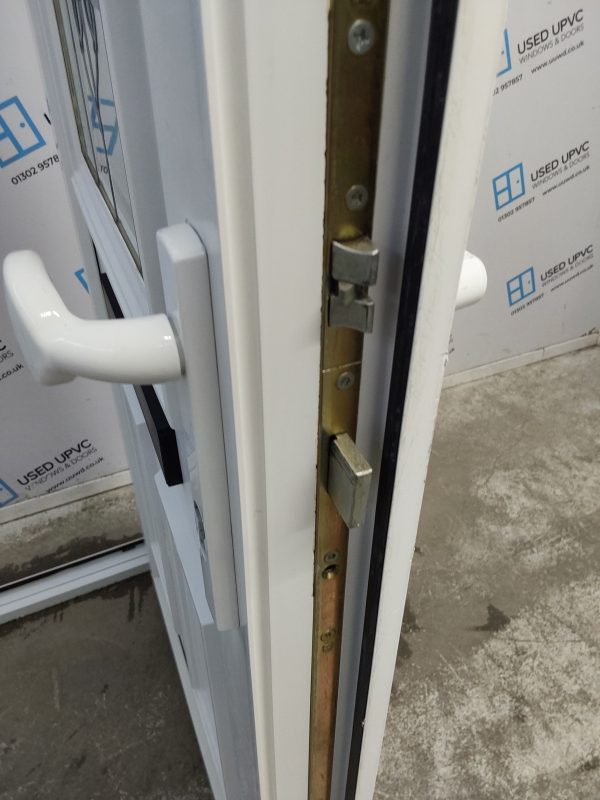 Used White Upvc Front Door 910mm x 2045mm C7D034 - Image 7