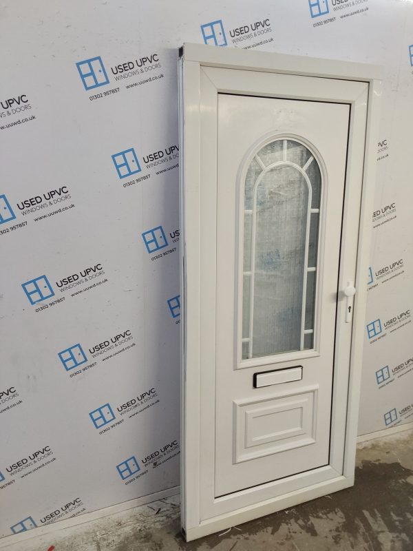 Used White Upvc Front Door 940mm x 2070mm C7D059 - Image 6