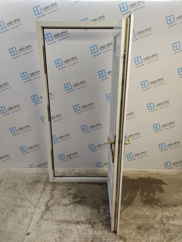 Used White Upvc Front Door 910mm x 2070mm C7D068 - Image 3