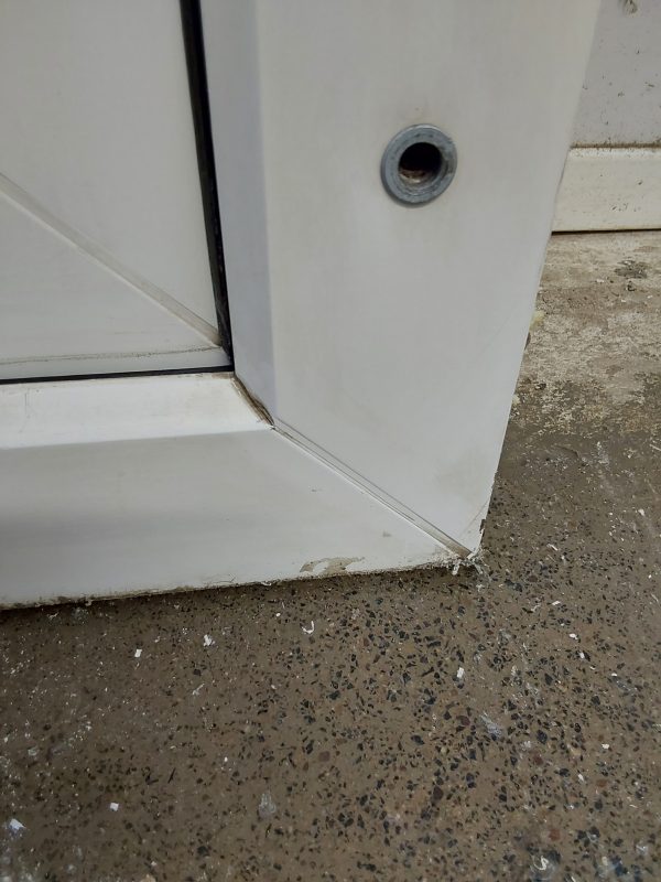 Used White Upvc Front Door 810mm x 2010mm C7D077 - Image 5