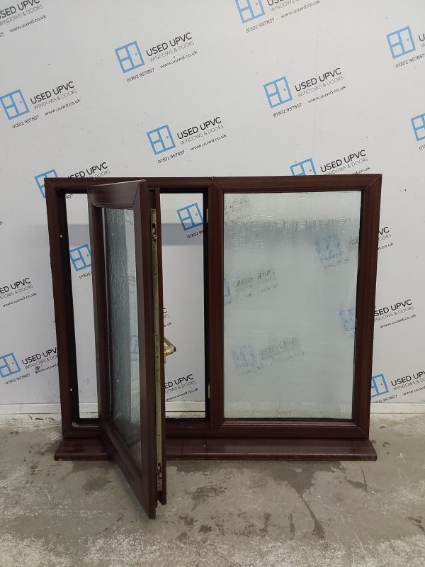 Used Woodgrain Upvc Window 1190mm x 1030mm LW0097 - Image 3