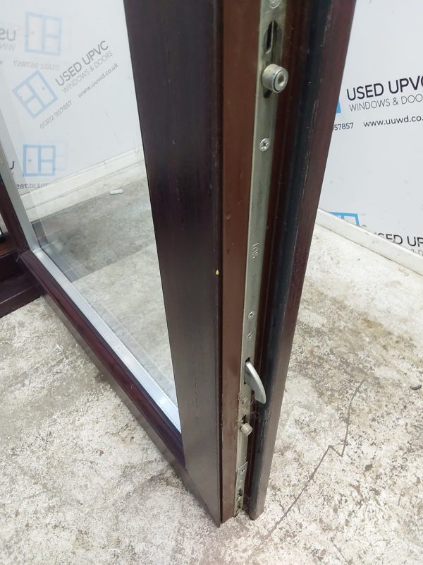 Used Rosewood Upvc French Doors 1575mm x 2090mm EA4 - Image 11