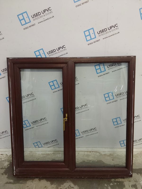 Used Woodgrain Upvc Window 1190mm x 1180mm LW0121 - Image 2