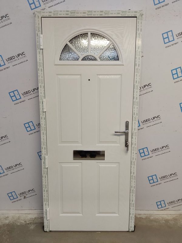 Brand New Red Composite Front Door 895mm x 2040mm ND129 - Image 2