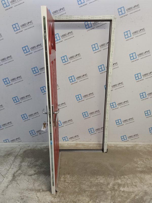 Brand New Red Composite Front Door 895mm x 2040mm ND129 - Image 3