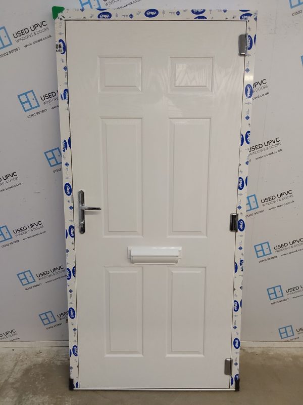 Brand New White Composite Front Door 990mm x 2075mm ND140 - Image 2