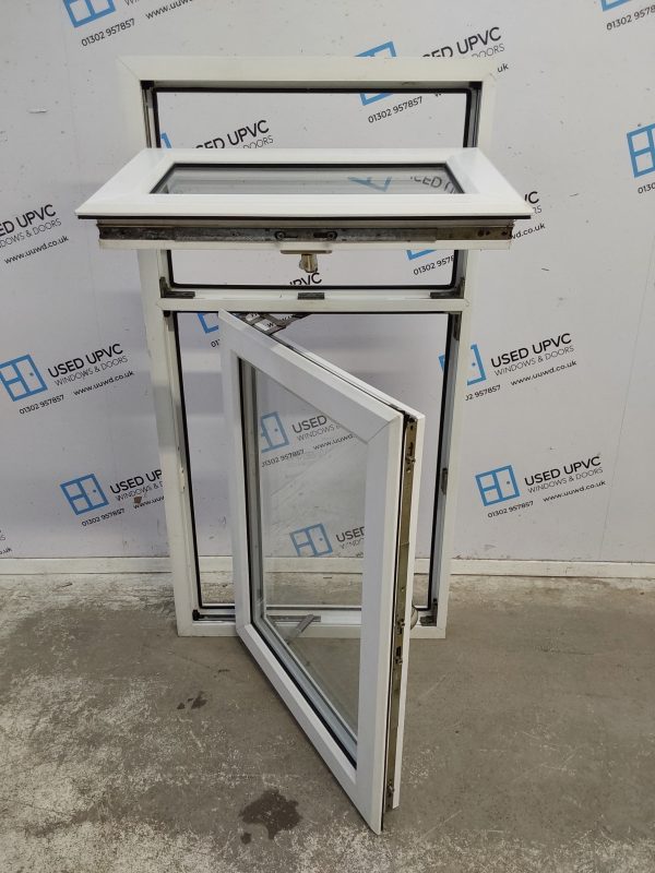 Used White Upvc Window 615mm x 1185mm C2B089 - Image 4