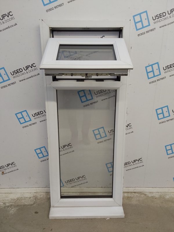 Used White Upvc Window 560mm x 1360mm (reduce to 530mm) W0533 - Image 3