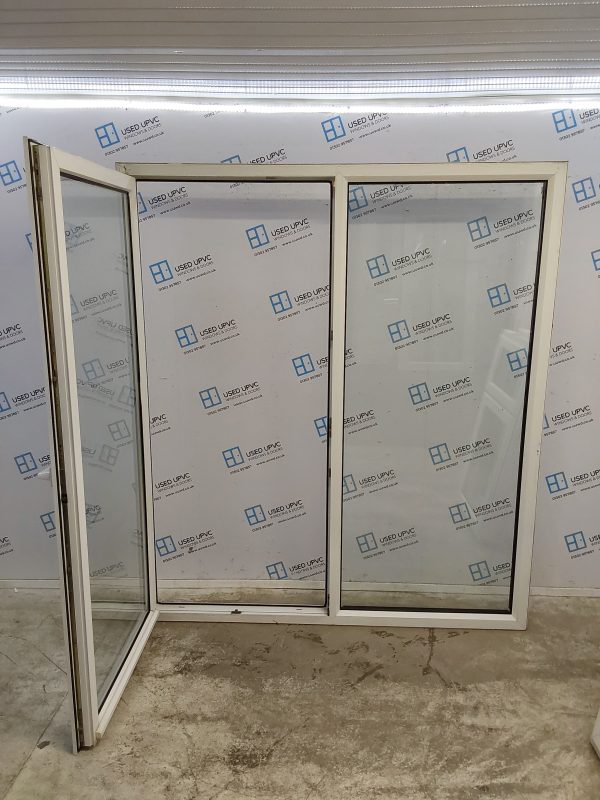 Used White Upvc Full Glass Tilt And Turn Door With Side Panel 1805mm x 2060mm DS032 - Image 5