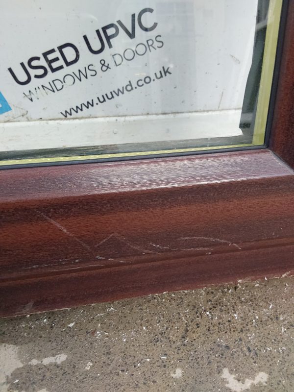 Used Woodgrain Upvc Window 645mm x 1010mm C3154 - Image 7