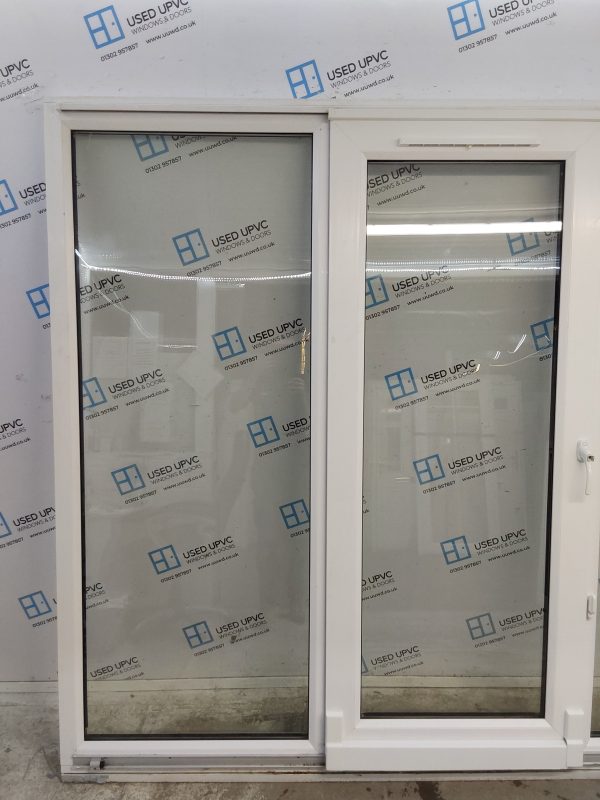 Used White Upvc Tilt And Slide Patio Door And Side Panel 2440mm x 2075mm (Reduce To 2030mm) EA4 - Image 7