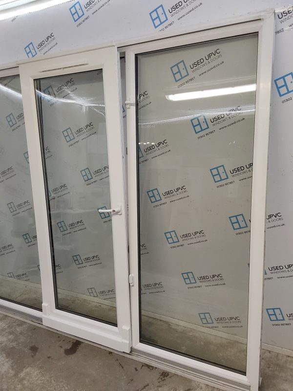 Used White Upvc Tilt And Slide Patio Door And Side Panel 2440mm x 2075mm (Reduce To 2030mm) EA4 - Image 3