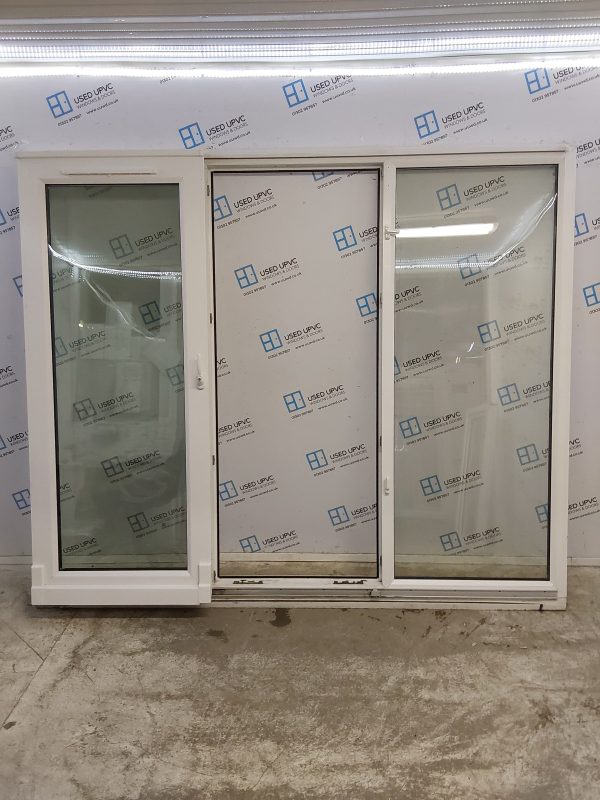 Used White Upvc Tilt And Slide Patio Door And Side Panel 2440mm x 2075mm (Reduce To 2030mm) EA4 - Image 4