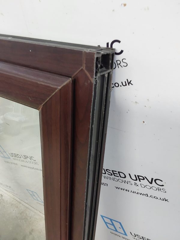 Used Rosewood Upvc Window 610mm x 1170mm C3156 - Image 5