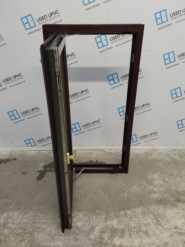 Used Rosewood Upvc Window 610mm x 1170mm C3156 - Image 3