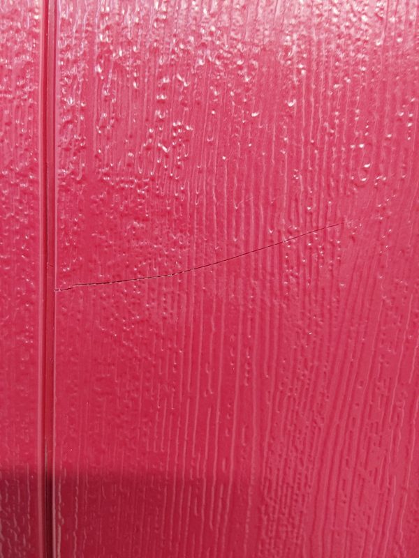 Used Red Composite Front Door 910mm x 2030mm 0093 - Image 4