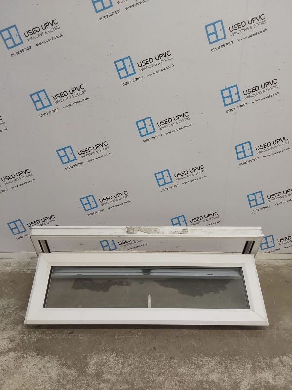 Used White Upvc Window 1220mm x 410mm C4W169 - Image 2