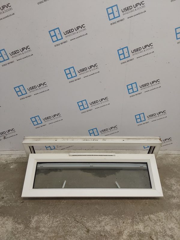 Used White Upvc Window 1165mm x 415mm C4W172 - Image 2