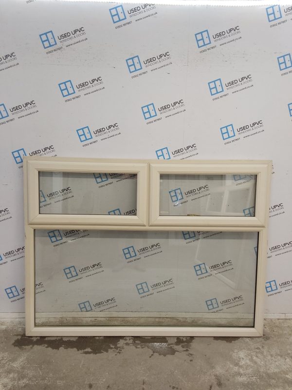 Used Cream Upvc Window 1795mm x 1340mm C5047