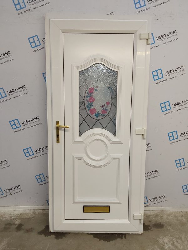Used White Upvc Front Door 920mm x 2040mm 0737 - Image 2