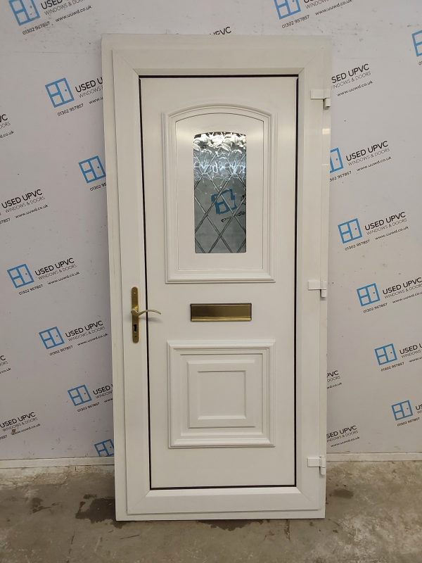 Used White Upvc Front Door 920mm x 2040mm 0669 - Image 2