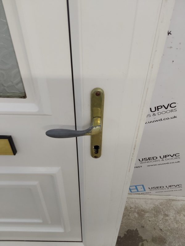 Used White Upvc Front Door 925mm x 2090mm (Reduce To 885mm) 0665 - Image 7