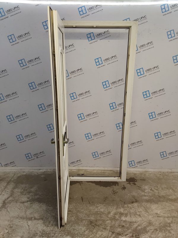 Used White Upvc Front Door 925mm x 2090mm (Reduce To 885mm) 0665 - Image 3