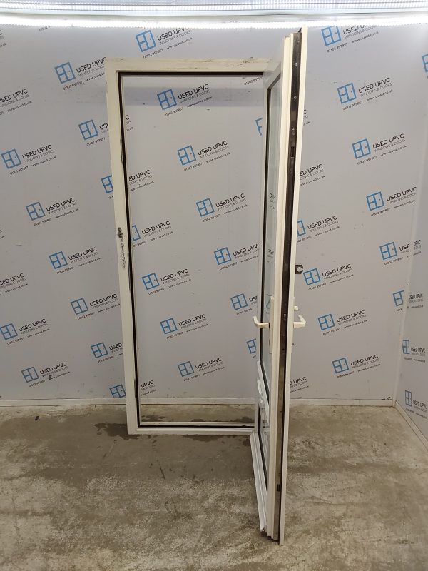 Used White Upvc Front Door 880mm x 2110mm 0591 - Image 3