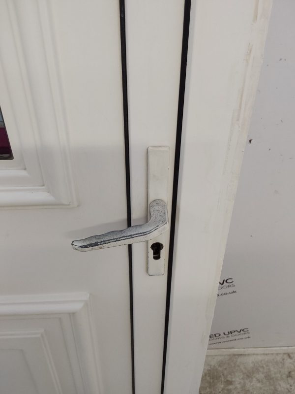 Used White Upvc Front Door 850mm x 2080mm 0555 - Image 8