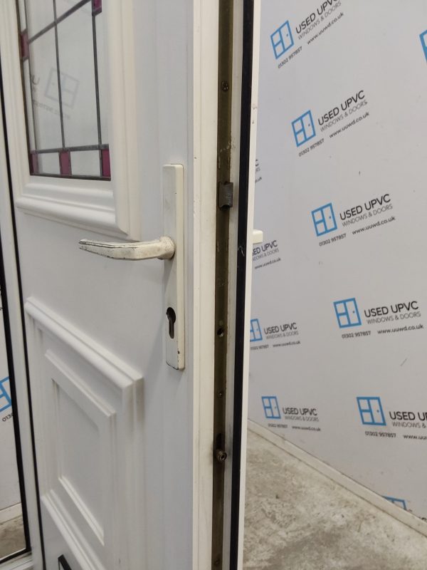 Used White Upvc Front Door 850mm x 2080mm 0555 - Image 5