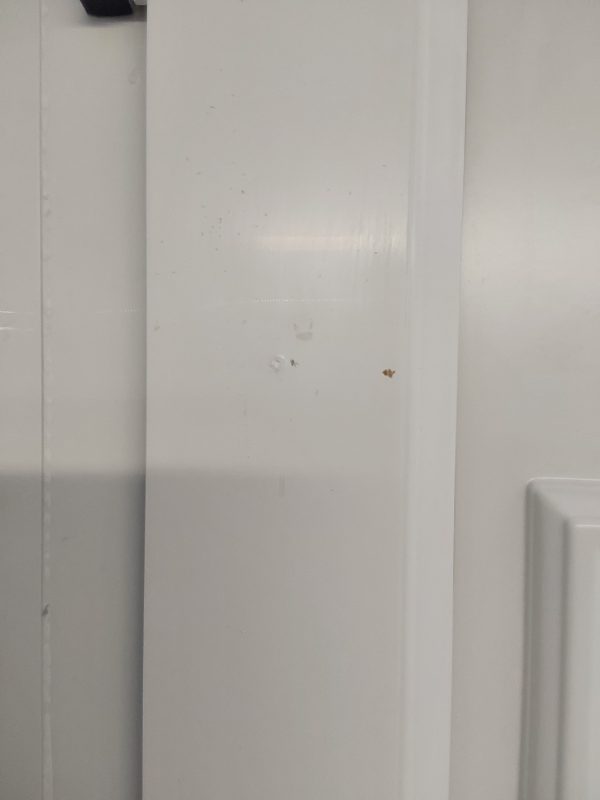 Used White Upvc Front Door And Toplight 870mm x 2360mm (Reduce To 830mm) 0462 - Image 7