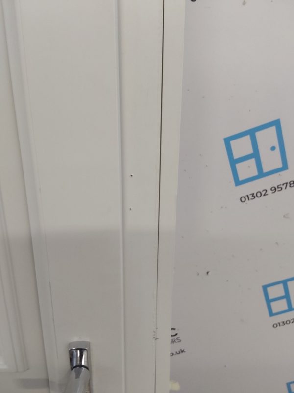 Used White Upvc Front Door And Toplight 870mm x 2360mm (Reduce To 830mm) 0462 - Image 10