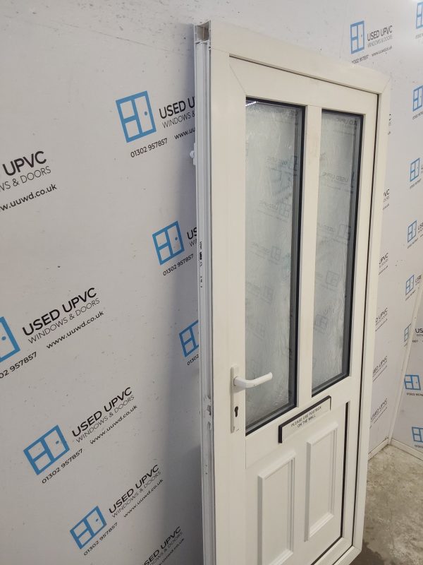 Used White Upvc Front Door 920mm x 2045mm 0378 - Image 12