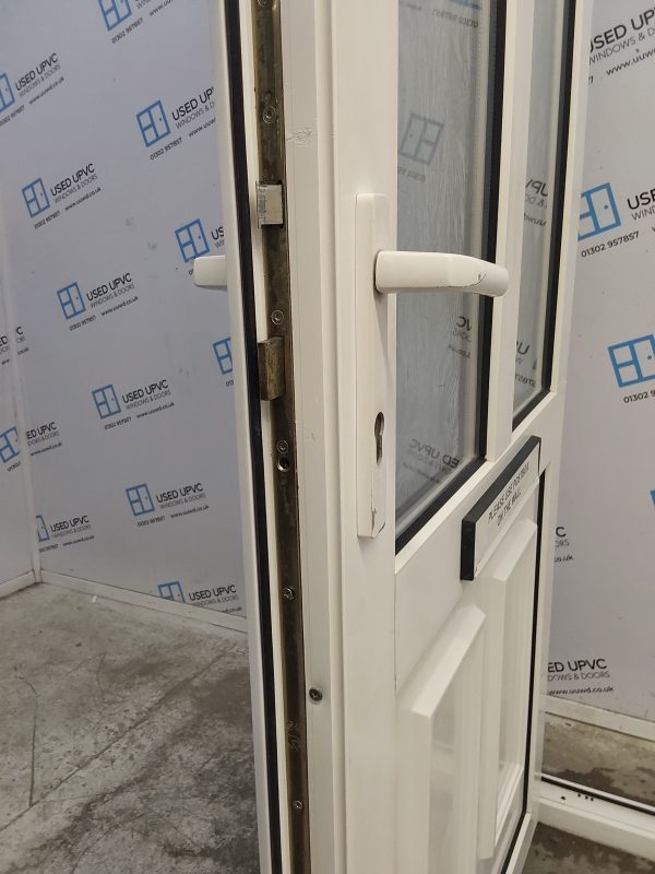 Used White Upvc Front Door 920mm x 2045mm 0378 - Image 5