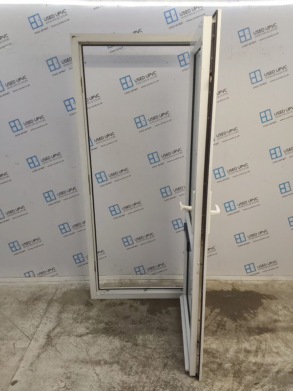 Used White Upvc Front Door 900mm x 2080mm 0258 - Image 3
