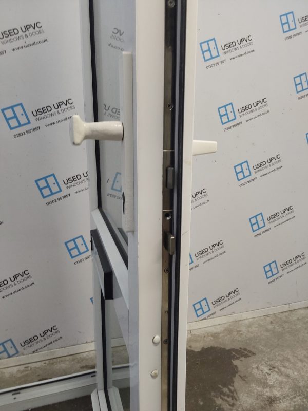 Used White Upvc Front Door 900mm x 2080mm 0258 - Image 5