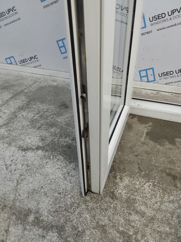 Used White Upvc French Doors 1170mm x 2035mm EA1 - Image 5