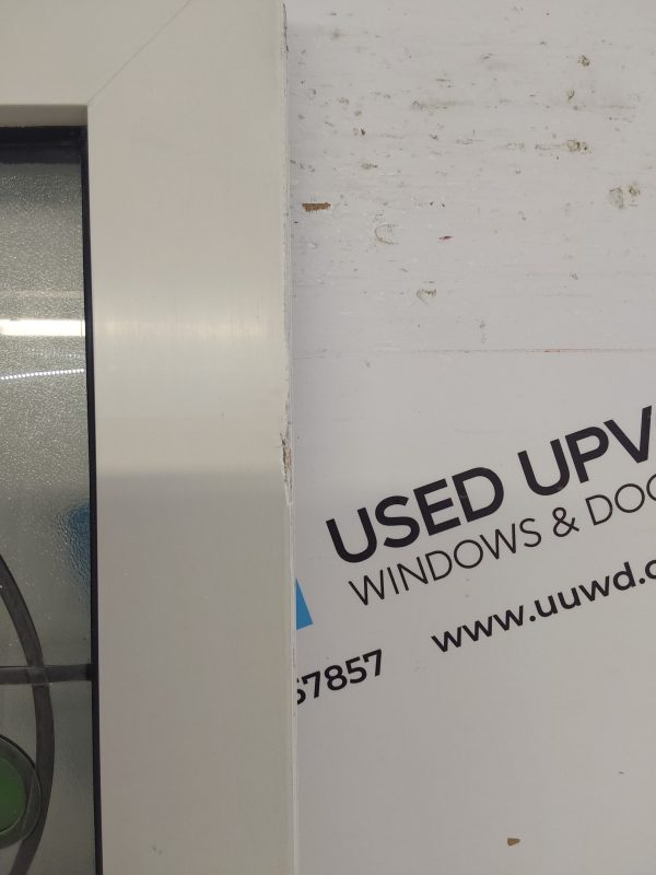 Used White Upvc Front Door And Side Panel 1185mm x 2100mm DS023 - Image 7