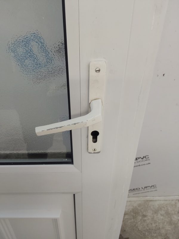 Used White Upvc Back Door 900mm x 2130mm 0177 - Image 10