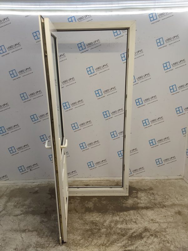 Used White Upvc Back Door 900mm x 2130mm 0177 - Image 3
