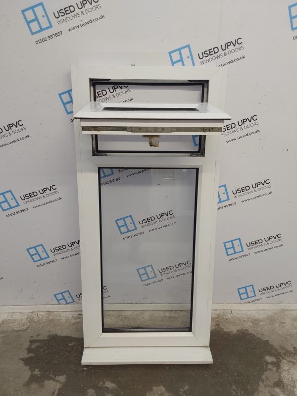 Used White Upvc Window 630mm x 1345mm (Reduce To 590mm) W0520 - Image 2